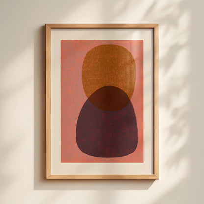 Balancing Shapes Abstract Print