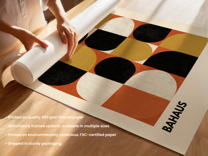 Bauhaus 1923 Pattern Print