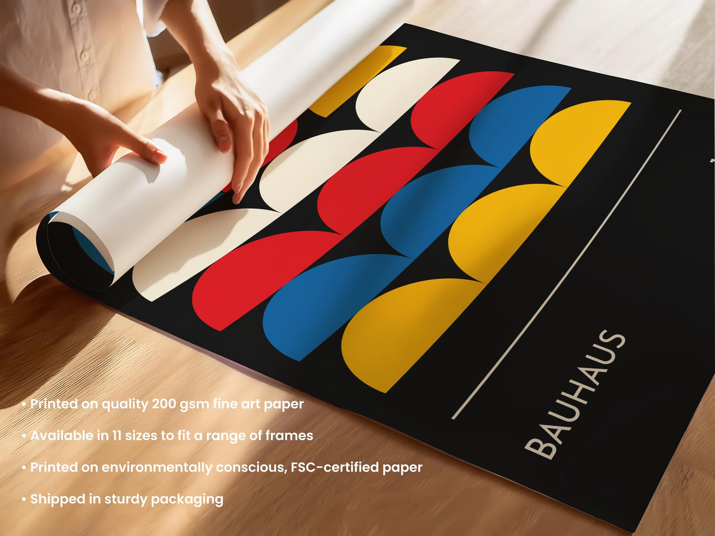 Bauhaus Print – Black