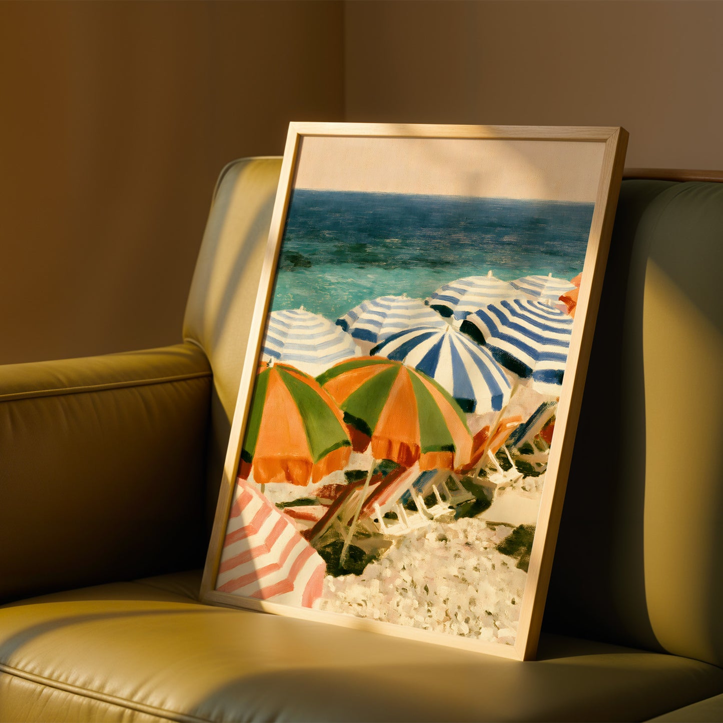 Beach Umbrellas Print