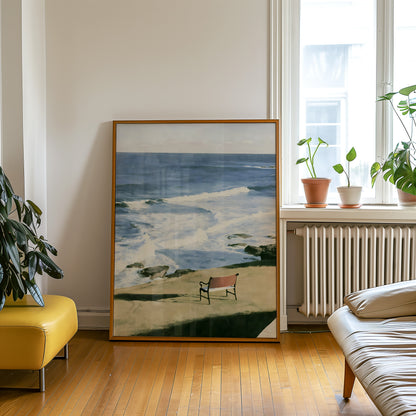 Bench By The Sea Print