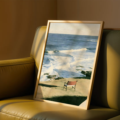 Bench By The Sea Print