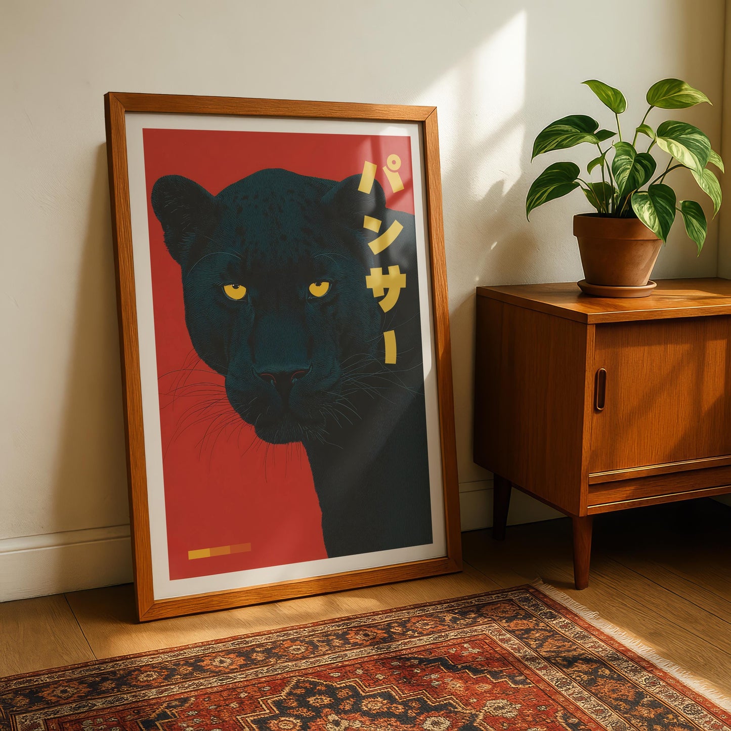 Black Panther Fashion Print