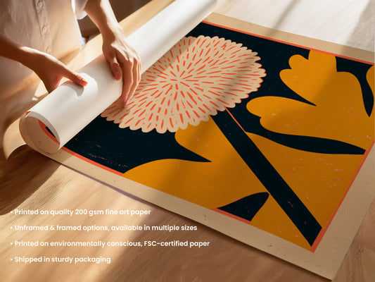 Bloom Dandelion Print