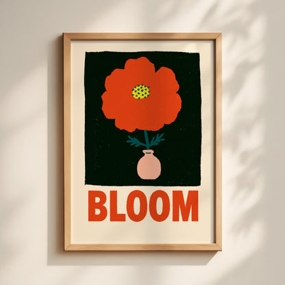 Bloom Poppy Print