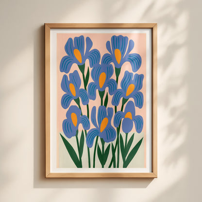 Blue Iris Print