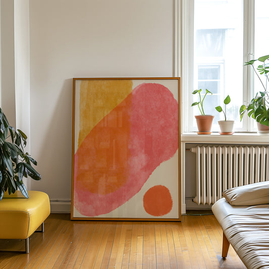 Bold Watercolour Abstract Print