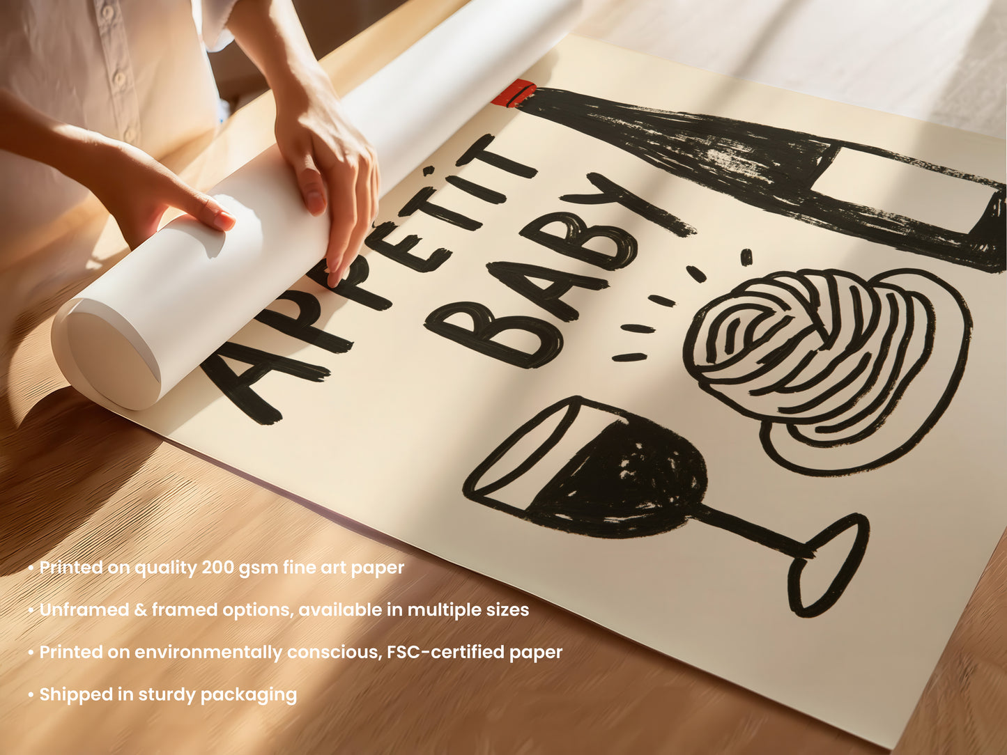 Bon Appetit Baby Print