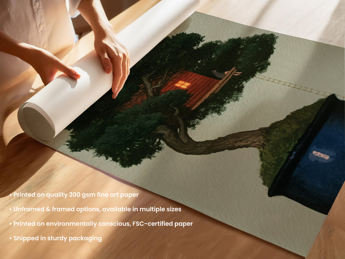 Bonsai Treehouse Print 910 Unframed (UF & F).jpg