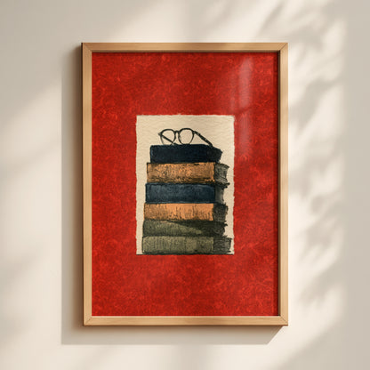 Book Stack & Glasses Print 01 MASTER-portrait.jpg