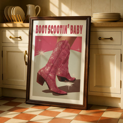 Boot Scootin’ Baby Print