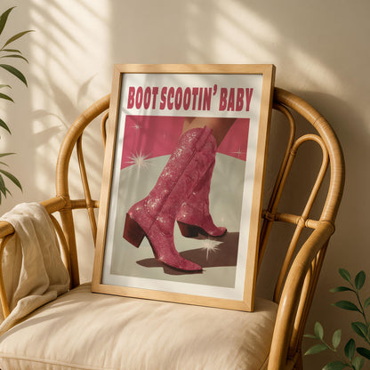 Boot Scootin’ Baby Print