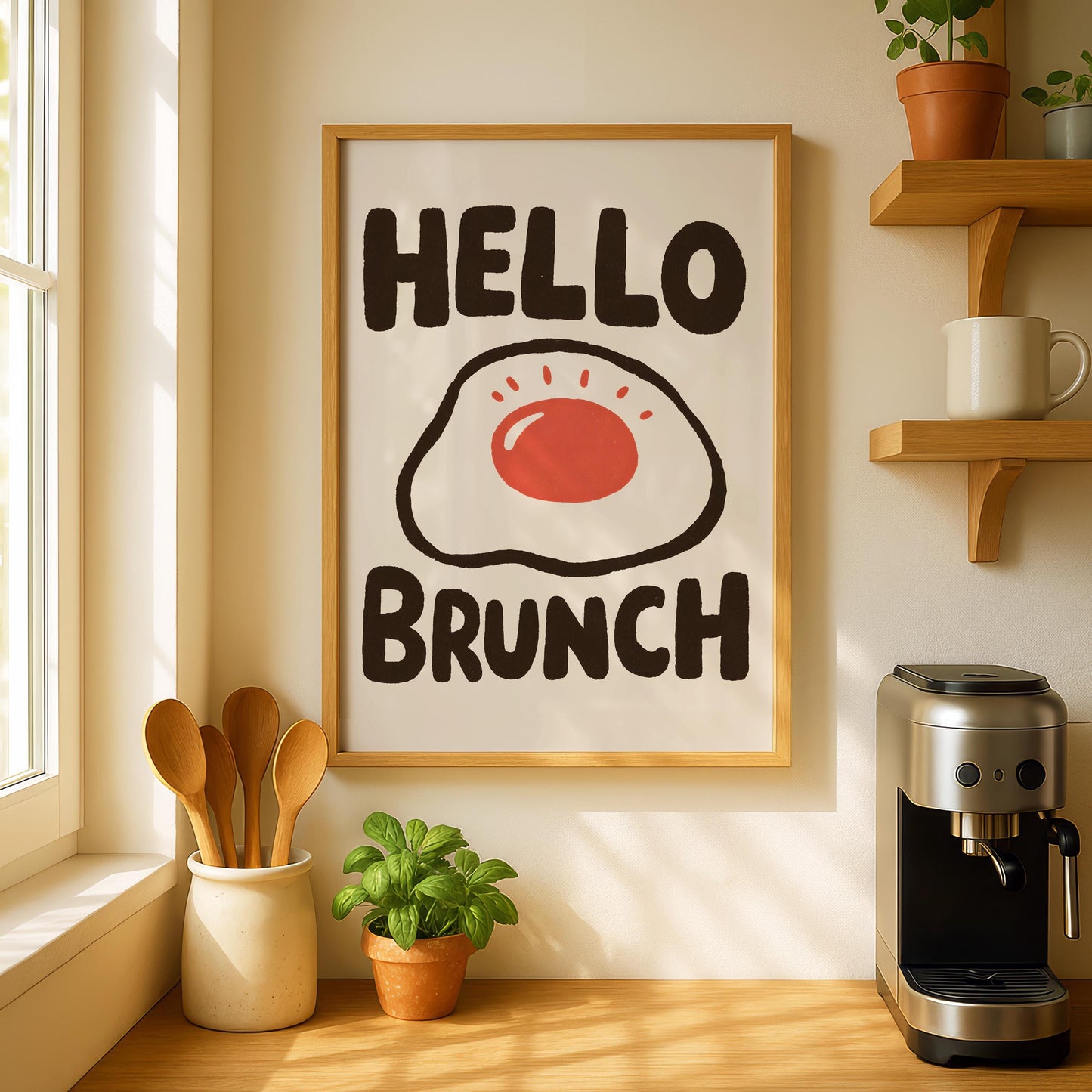 Hello Brunch Kitchen Print