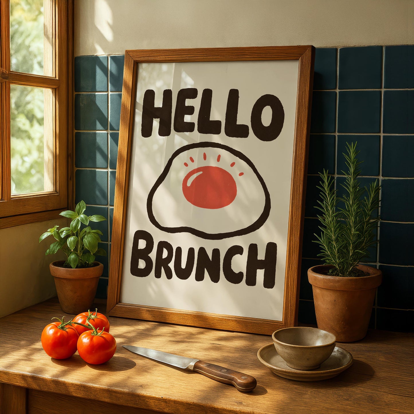 Hello Brunch Kitchen Print