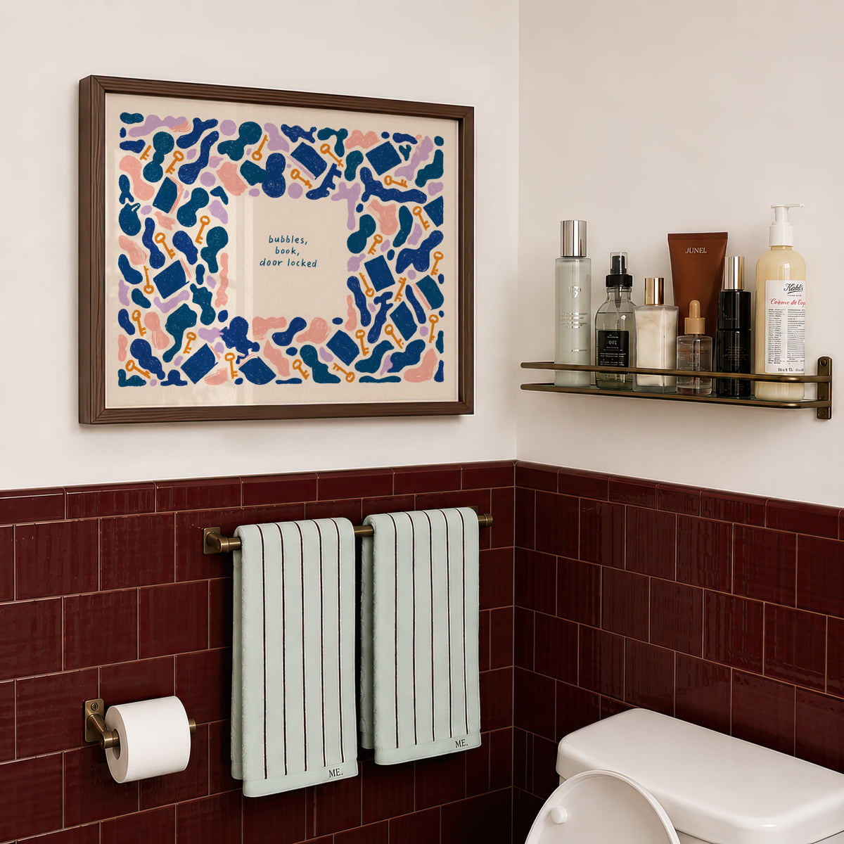 Bubbles, Book, Door Locked Print 05 Bathroom landscape-media-3.jpg