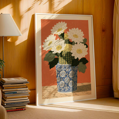 Cactus Flower Vase Print