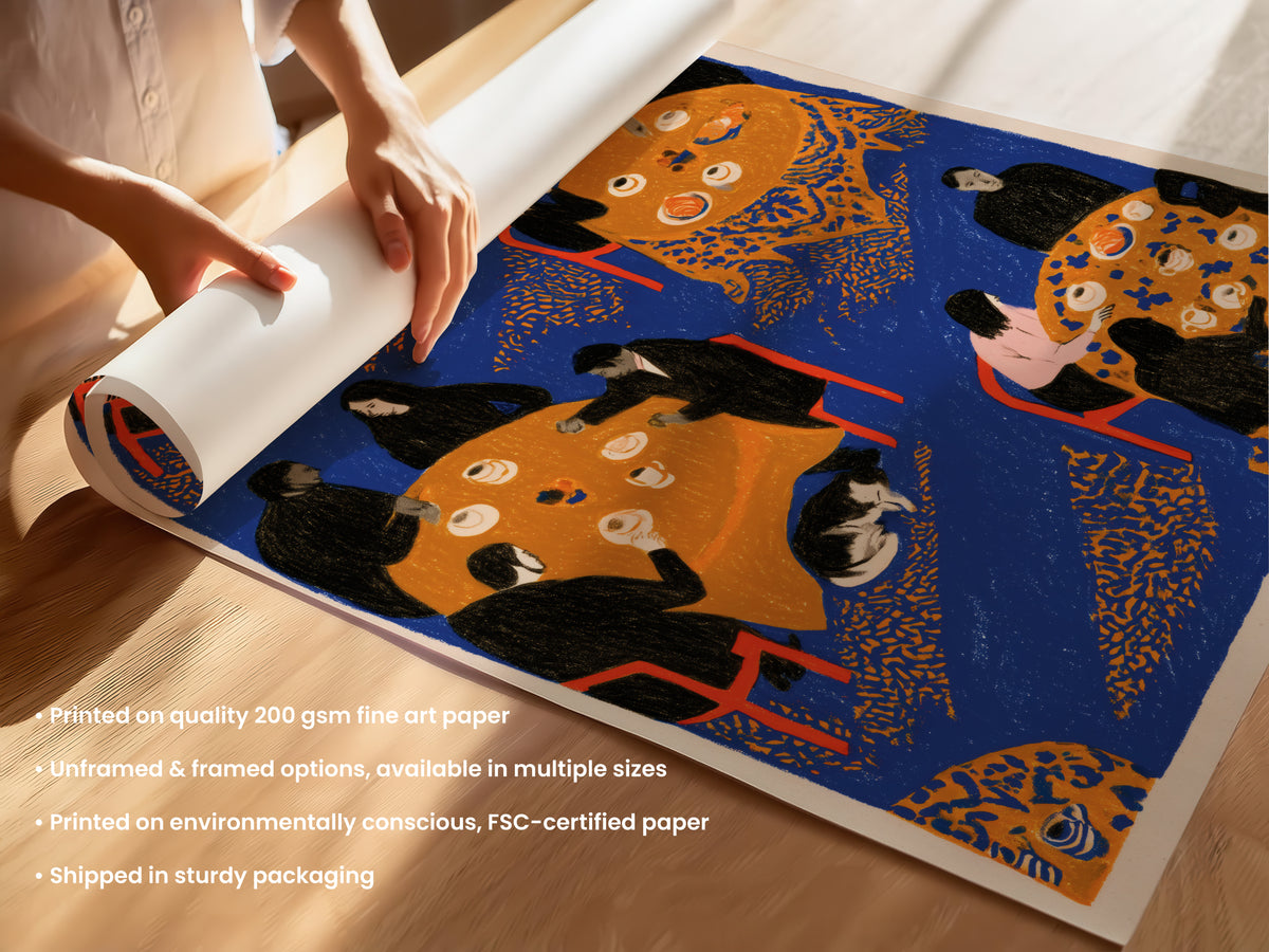 Café Scene Print 909 Unframed (UF & F).jpg