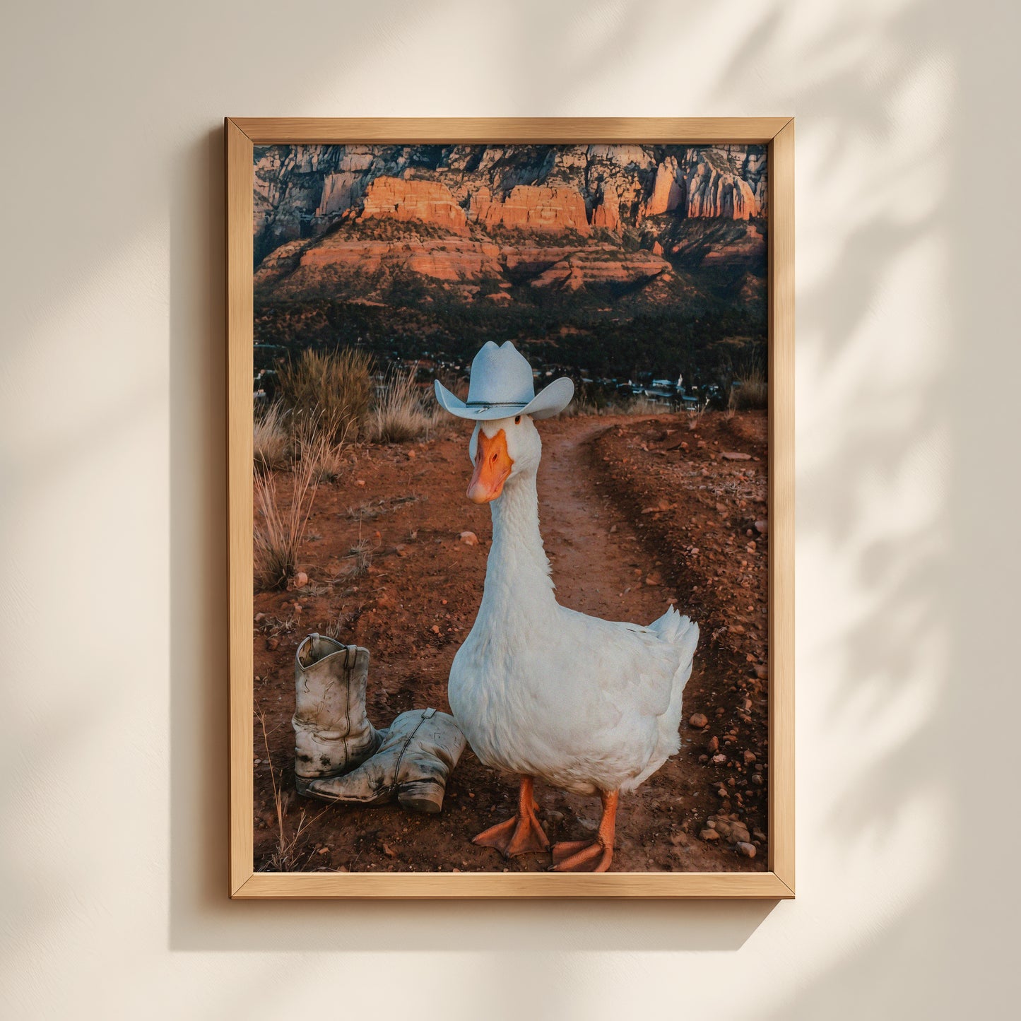 Canyon Cowboy Duck Print