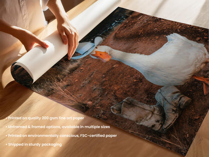 Canyon Cowboy Duck Print