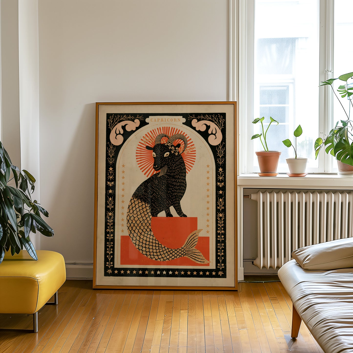 Capricorn Zodiac Print