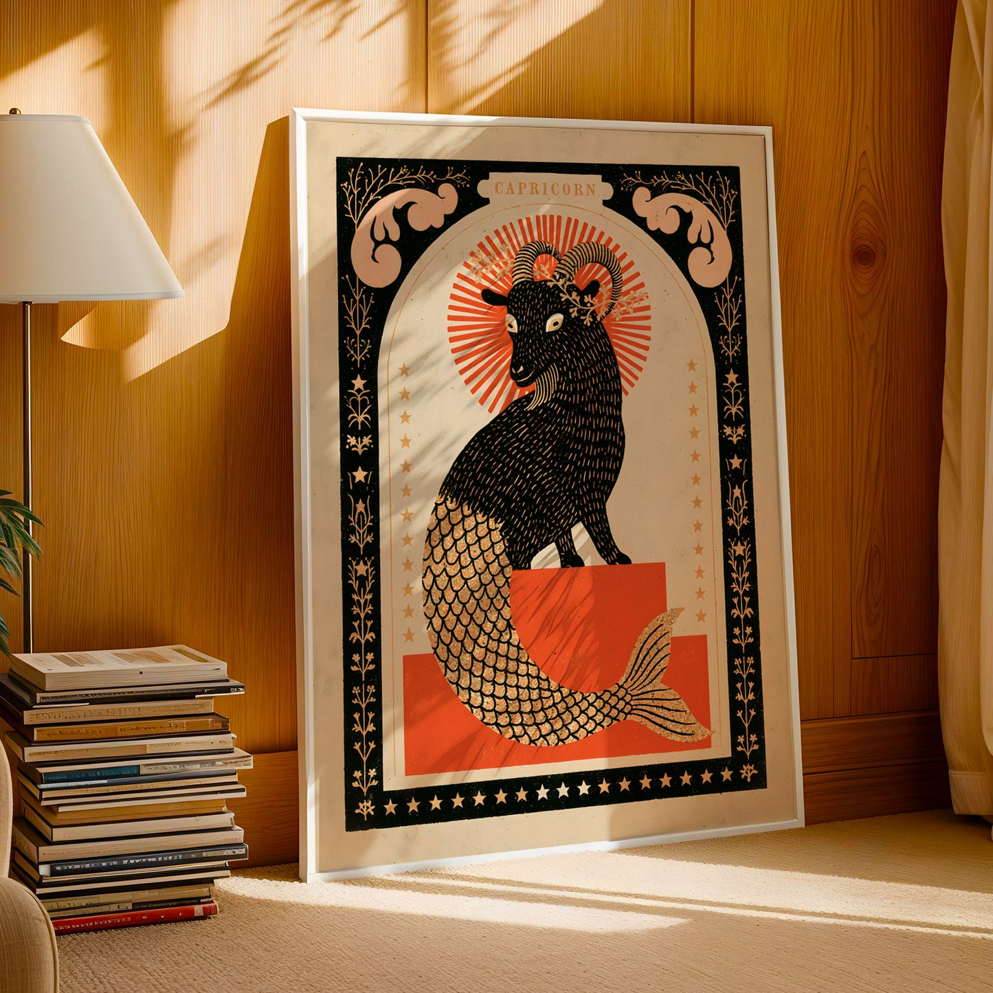 Capricorn Zodiac Print