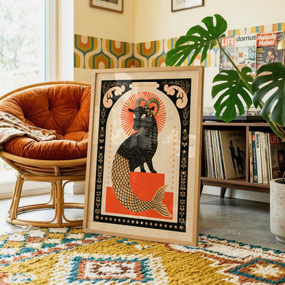 Capricorn Zodiac Print