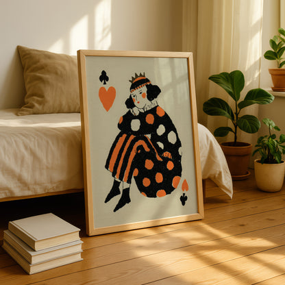 Queen of Hearts Print