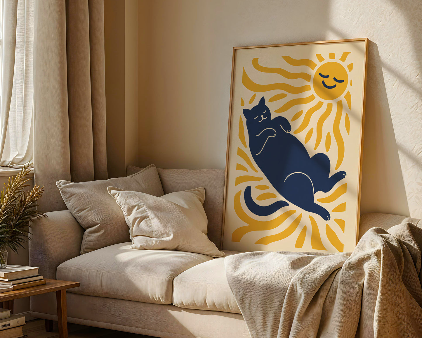 Cat Matisse Print