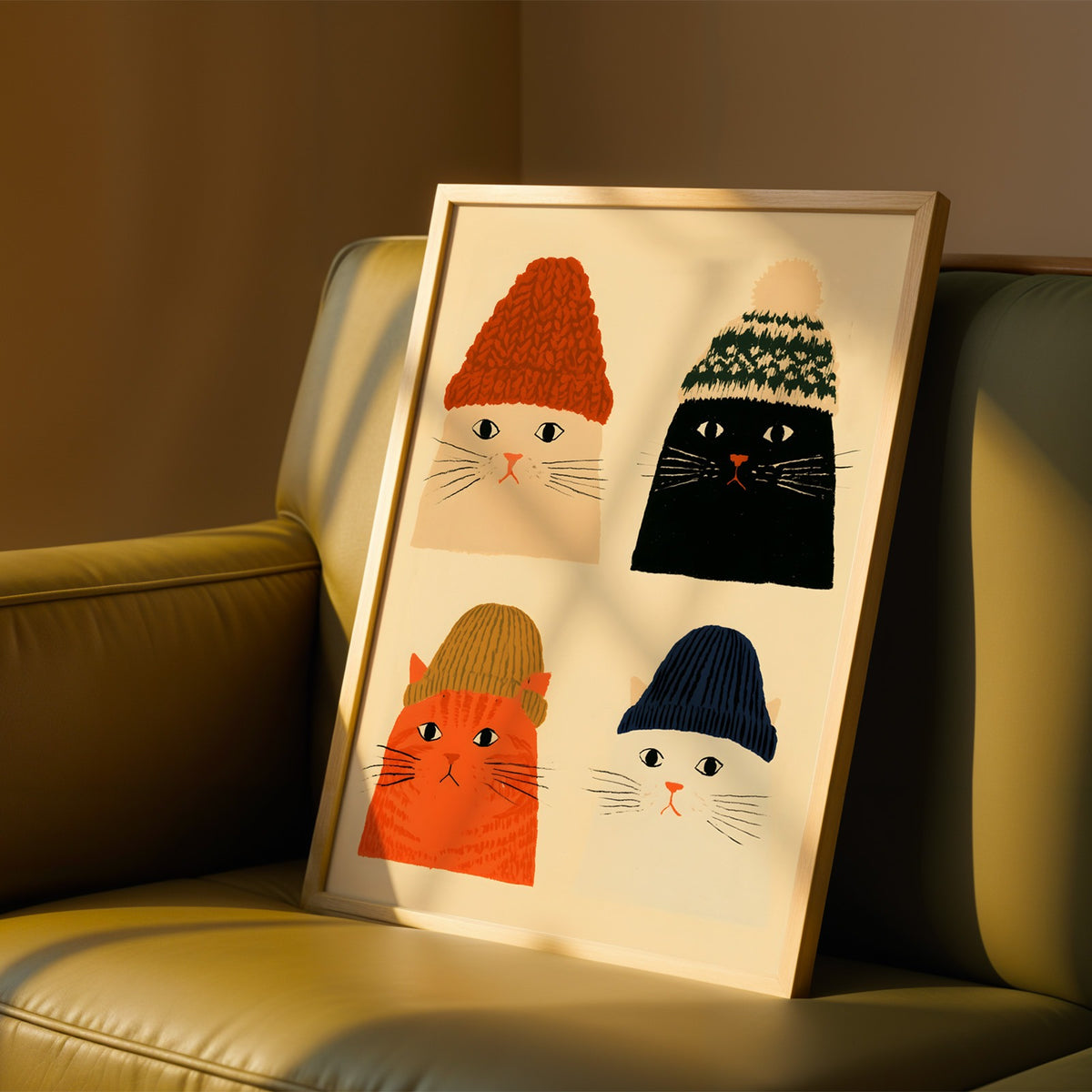 Cats in Beanies Print 02 Autumn mockup 7.jpg