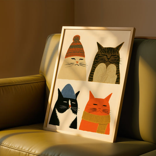 Cats in Winter Woolies Print 02 Autumn mockup 7.jpg
