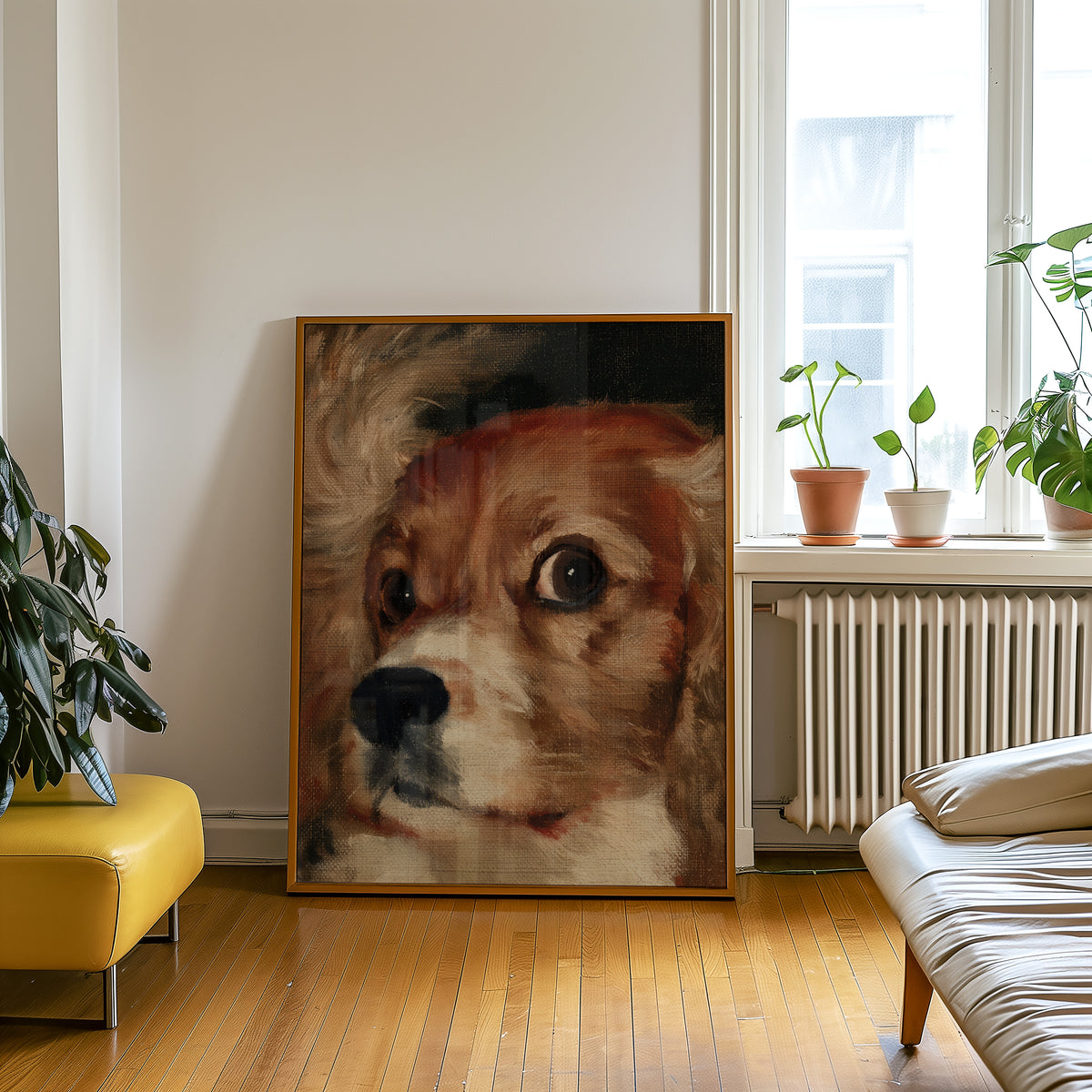 Cavalier Spaniel Puppy Print 02 Living Room-media-4.jpg