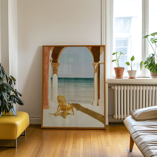 Chair Under The Arch Print