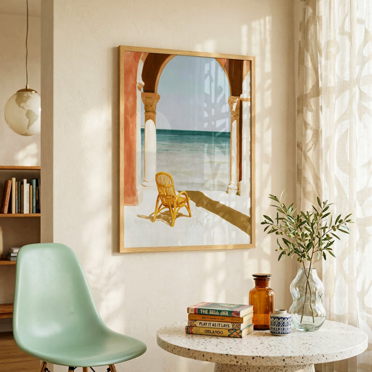 Chair Under The Arch Print