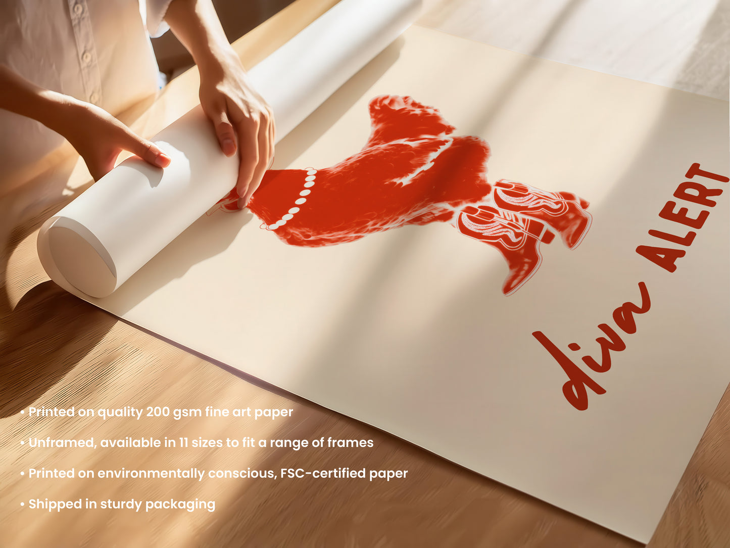 Chicken Diva Alert Print