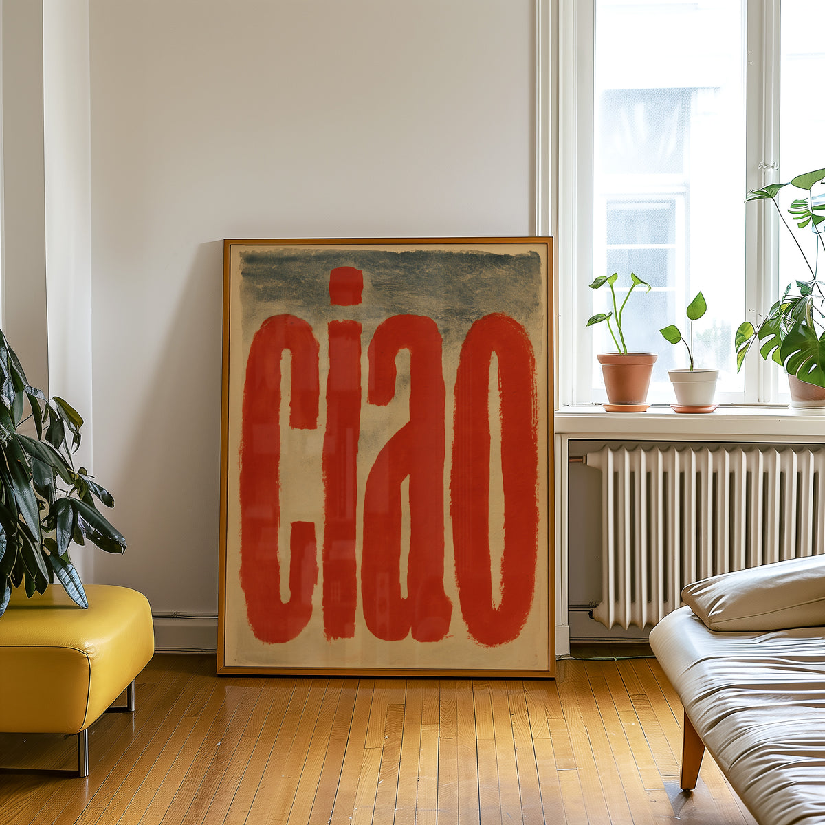 Ciao Red Lettering Print 02 Living Room-media-4.jpg