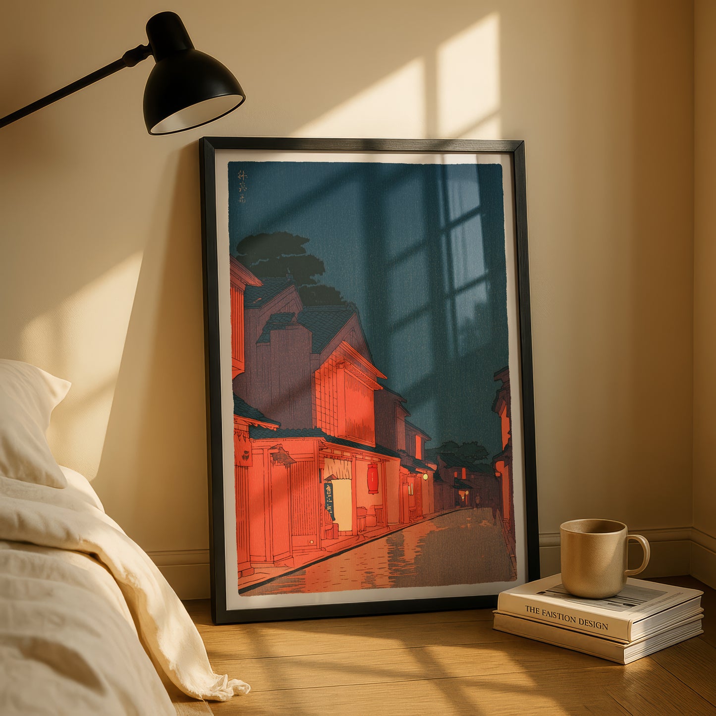 Japanese Night Street Print