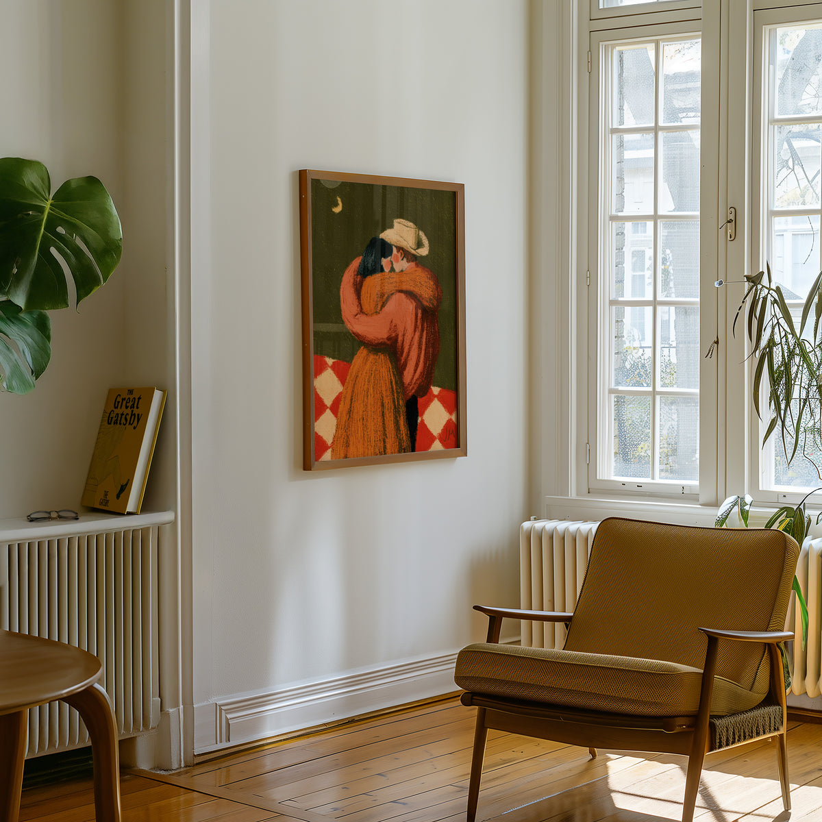 Cowboy Couple Embrace Print 004 Living Room-media-7.jpg