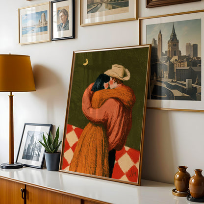 Cowboy Couple Embrace Print 005 Living Room-media-30.jpg