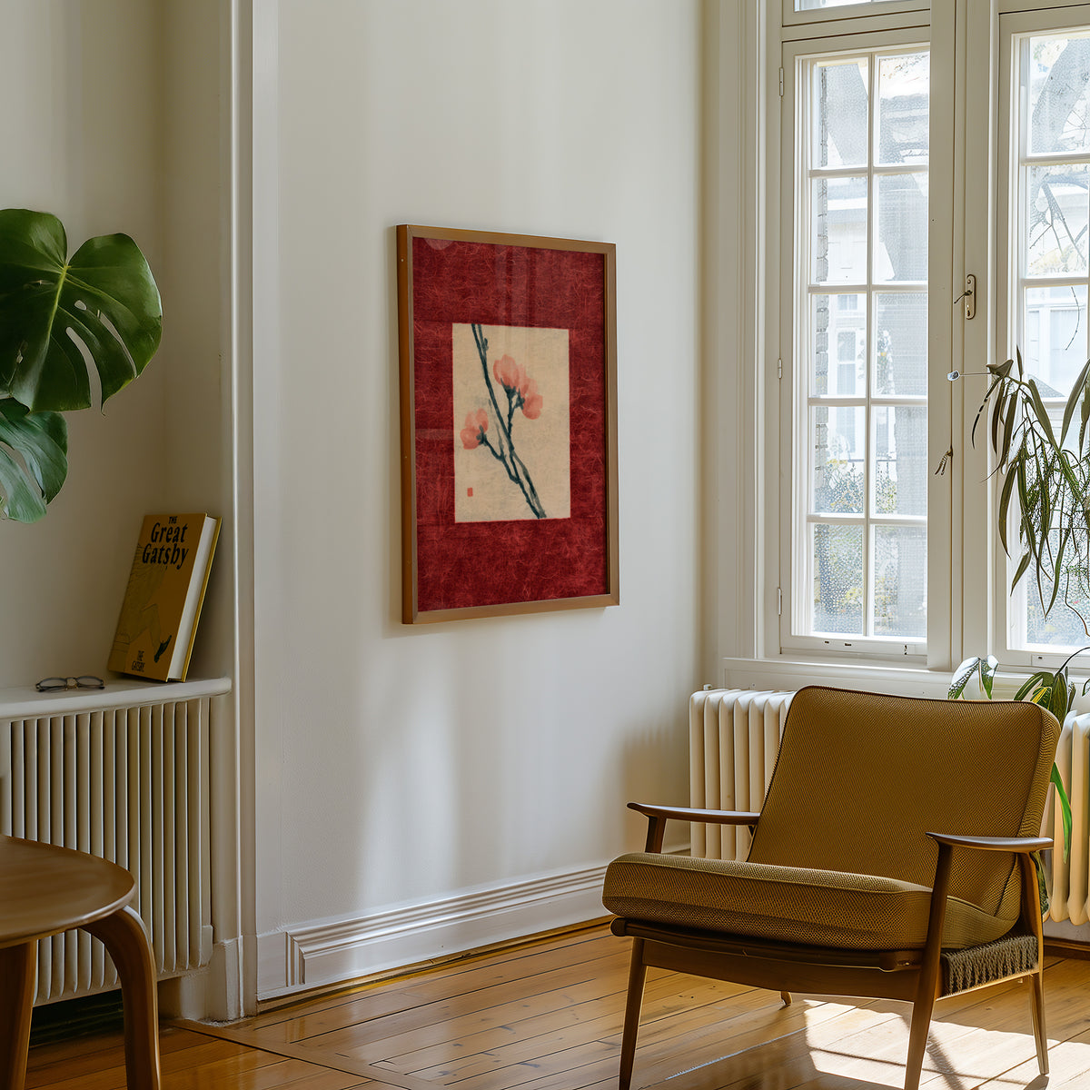 Crimson Plum Blossom Print 05 Living Room-media-7.jpg