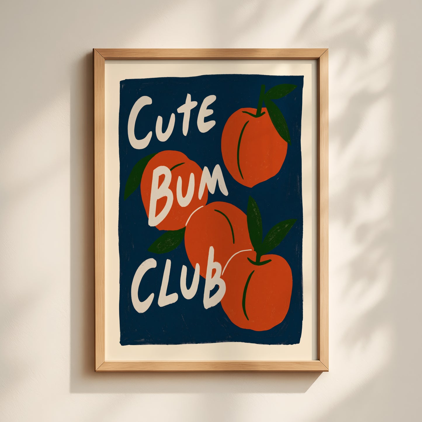 Cute Bum Club Print