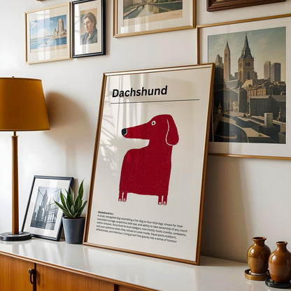 Dachshund Definition Print