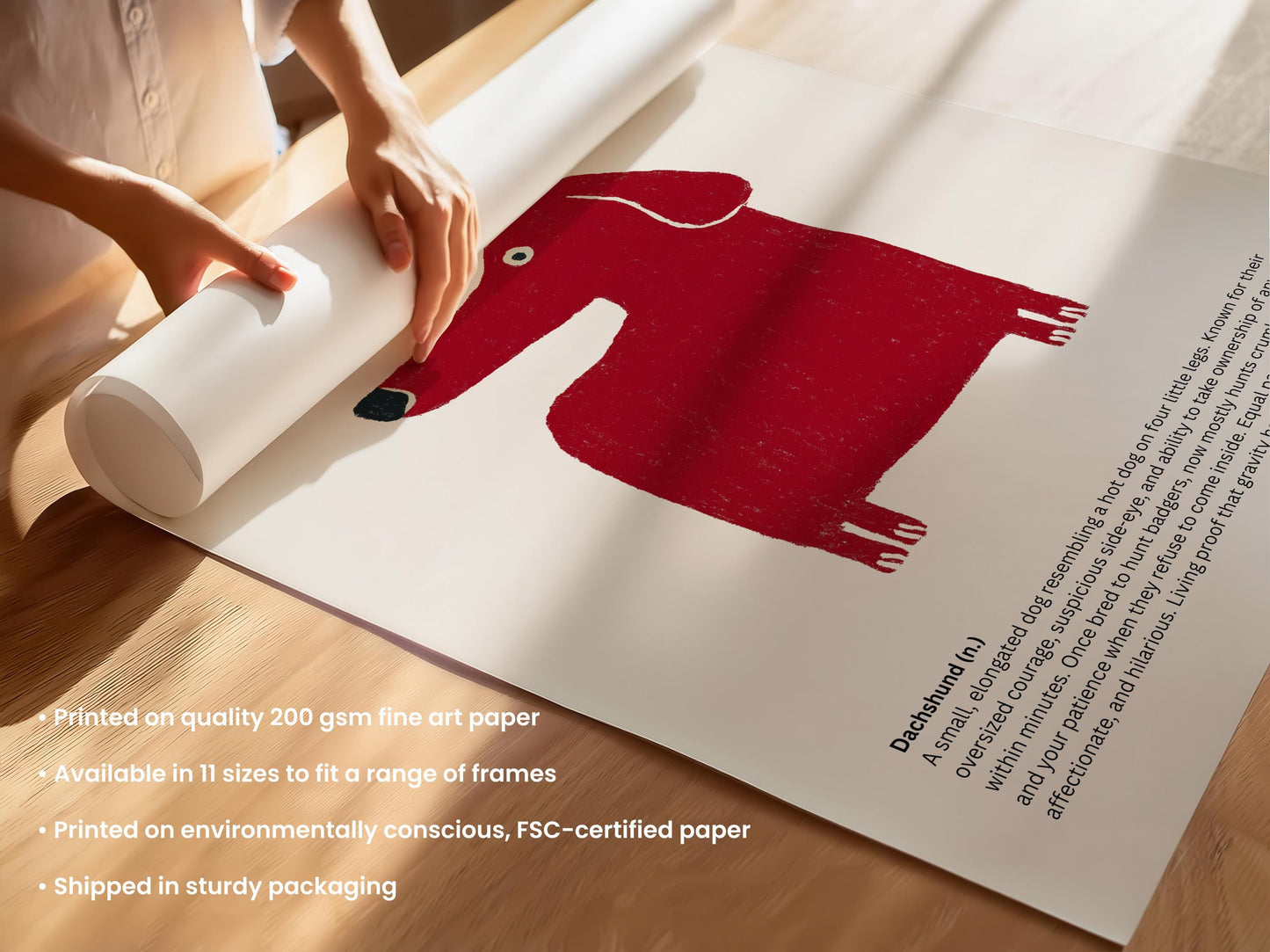 Dachshund Definition Print