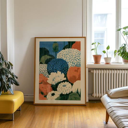 Dahlia Bouquet Print