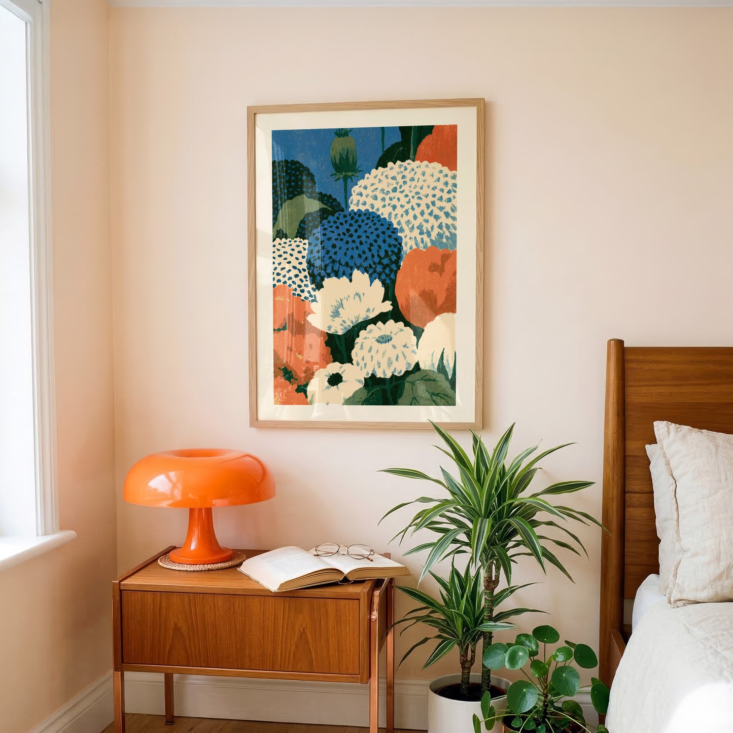 Dahlia Bouquet Print