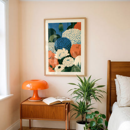 Dahlia Bouquet Print