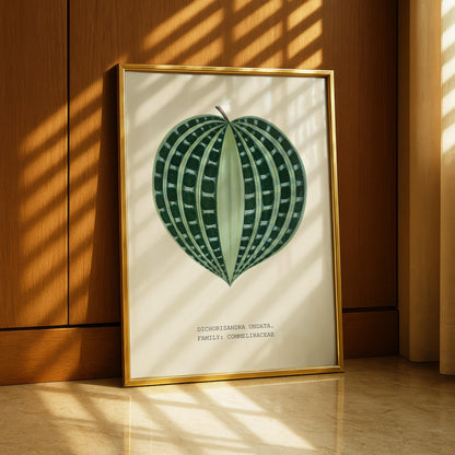 Dichorisandra Undata Botanical Print