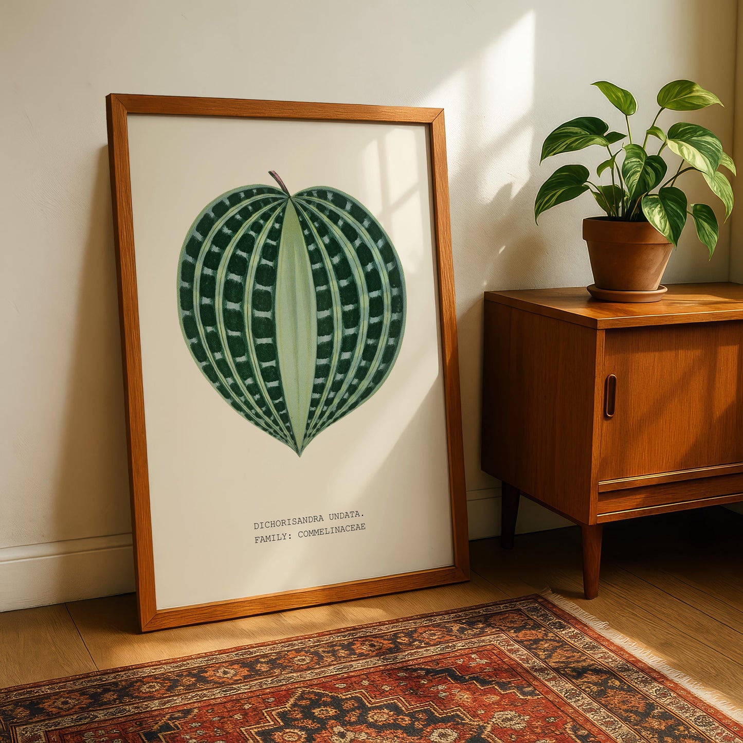 Dichorisandra Undata Botanical Print