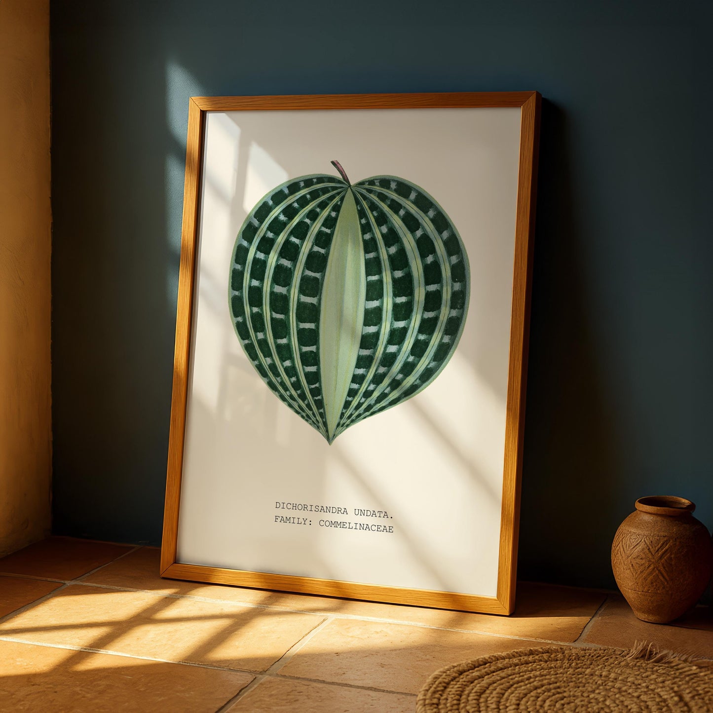 Dichorisandra Undata Botanical Print