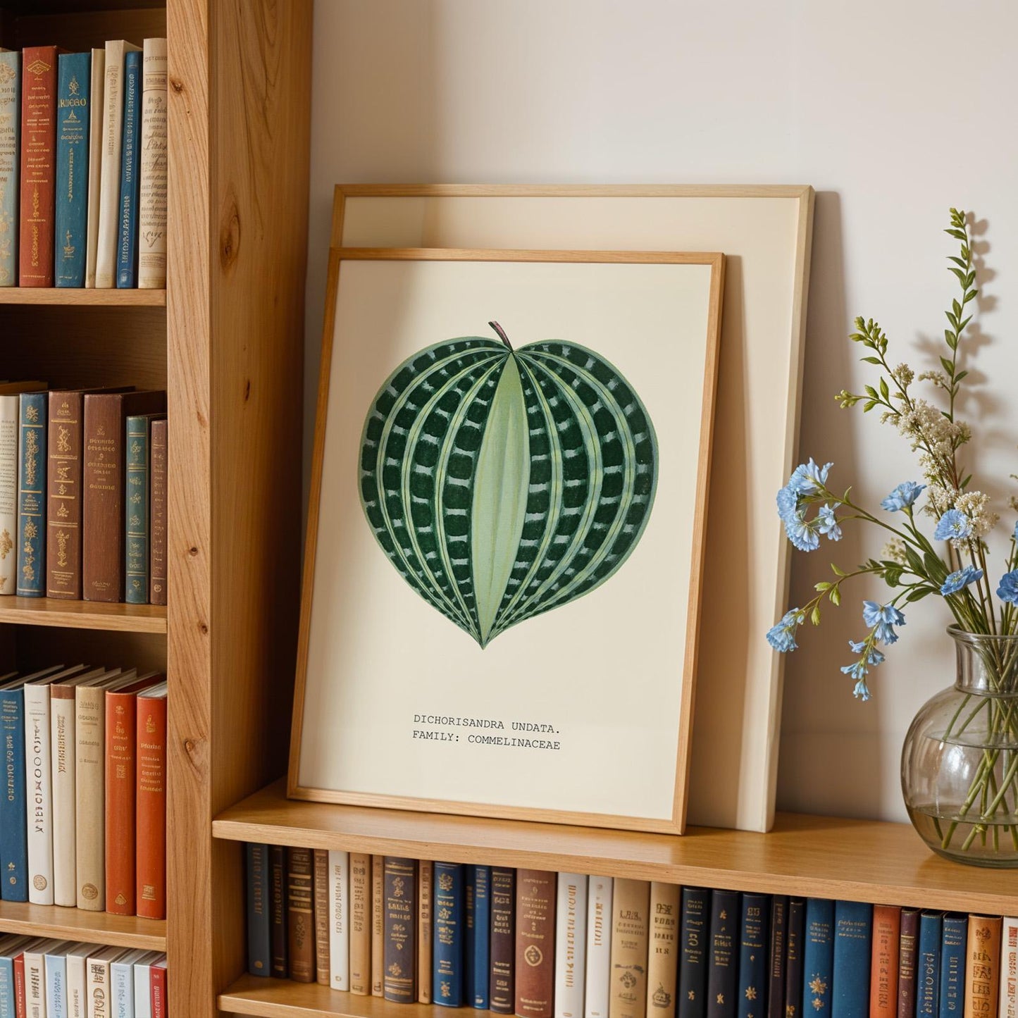 Dichorisandra Undata Botanical Print