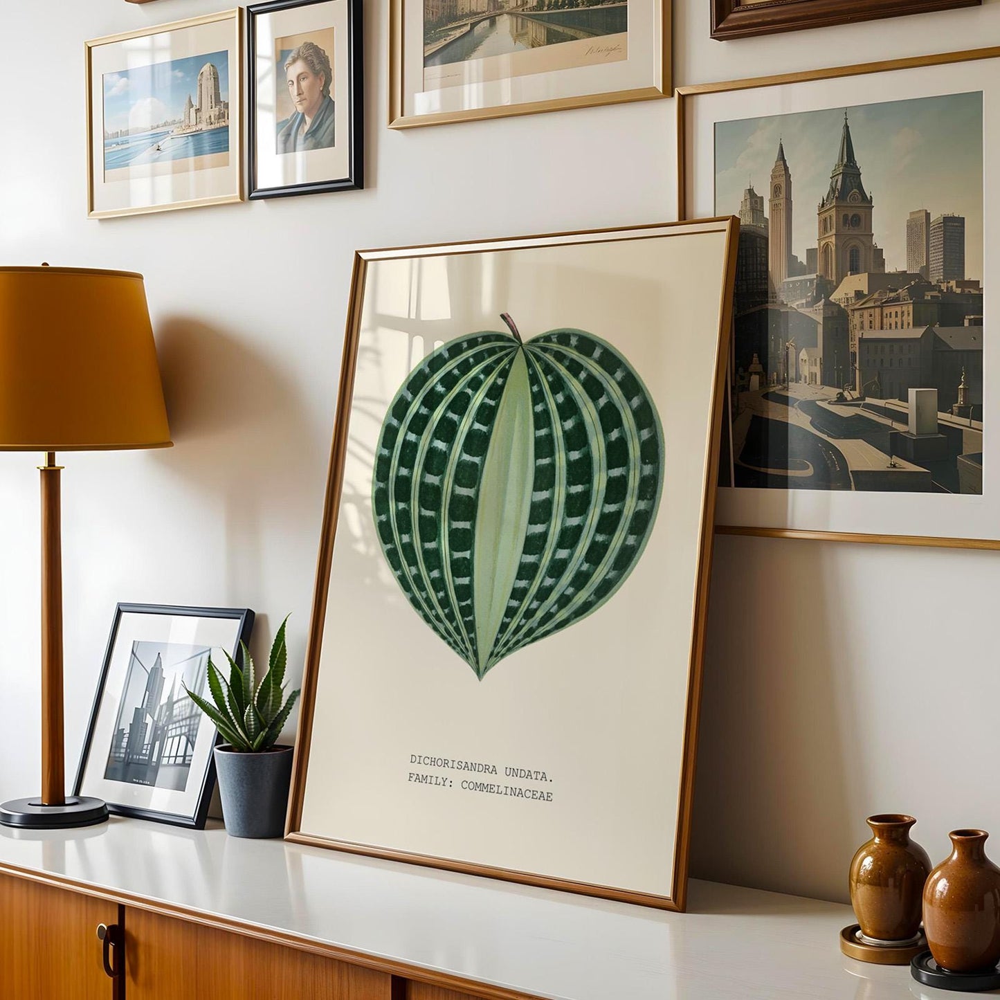 Dichorisandra Undata Botanical Print